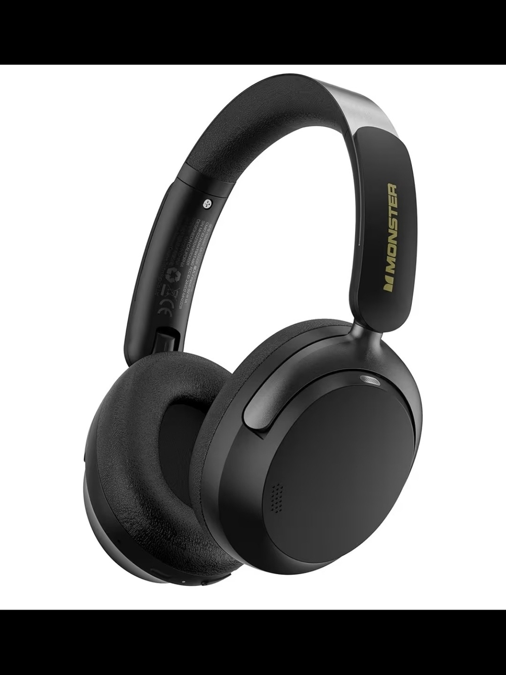 Black Over-Ear Wireless Headphones (Portable)